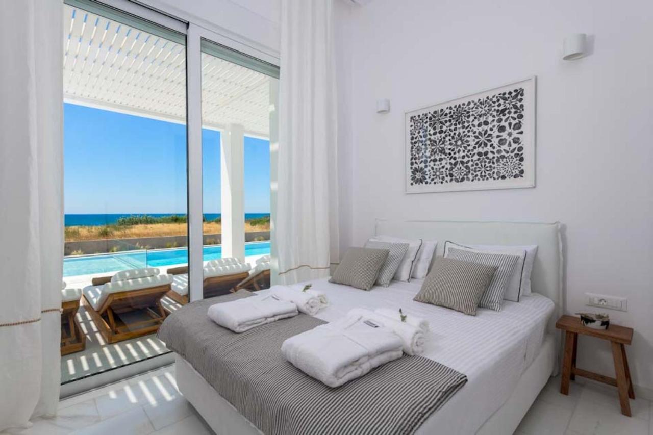 Seashore Beachfront Villa Λαχανιά Εξωτερικό φωτογραφία