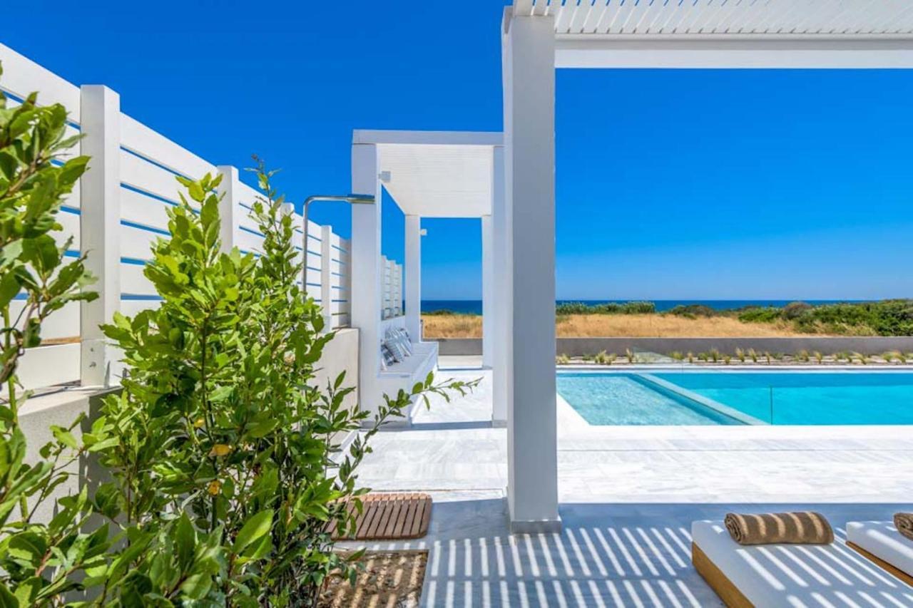Seashore Beachfront Villa Λαχανιά Εξωτερικό φωτογραφία