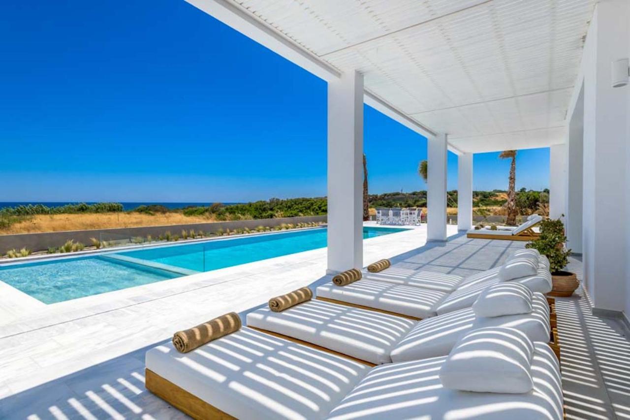 Seashore Beachfront Villa Λαχανιά Εξωτερικό φωτογραφία