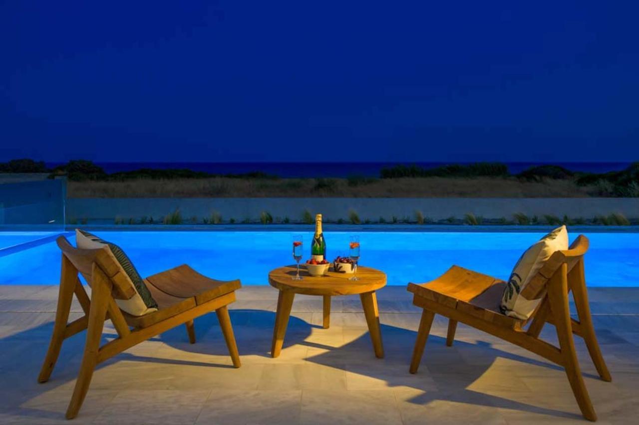 Seashore Beachfront Villa Λαχανιά Εξωτερικό φωτογραφία