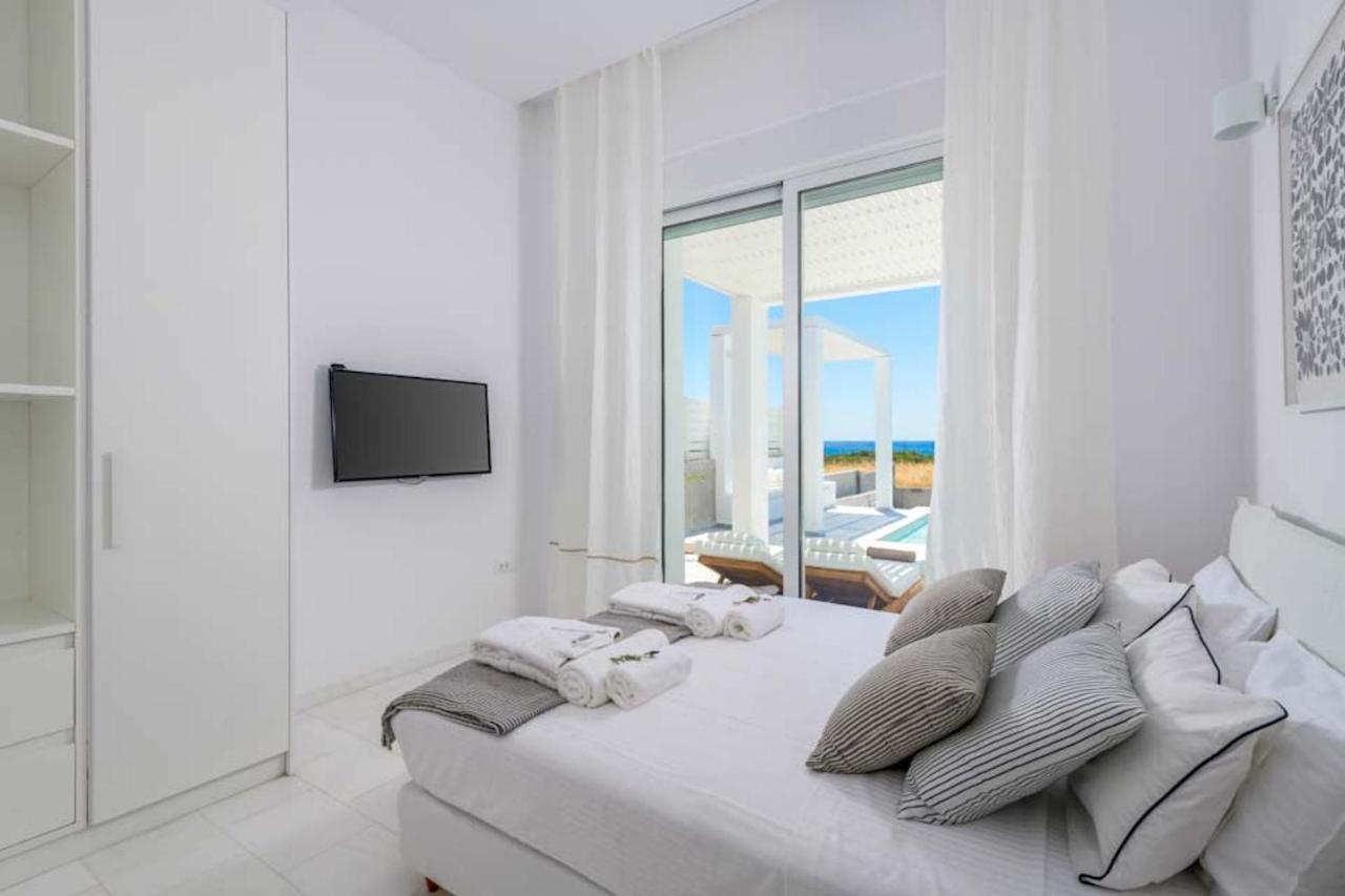 Seashore Beachfront Villa Λαχανιά Εξωτερικό φωτογραφία