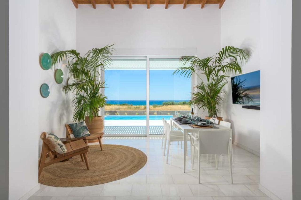Seashore Beachfront Villa Λαχανιά Εξωτερικό φωτογραφία